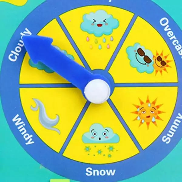 Wooden toys Kids Multi functional Calender Clock